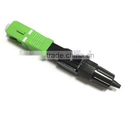 SC APC fiber optic fast connector/fiber optic quick assembly connector/sc field assembly optical connector