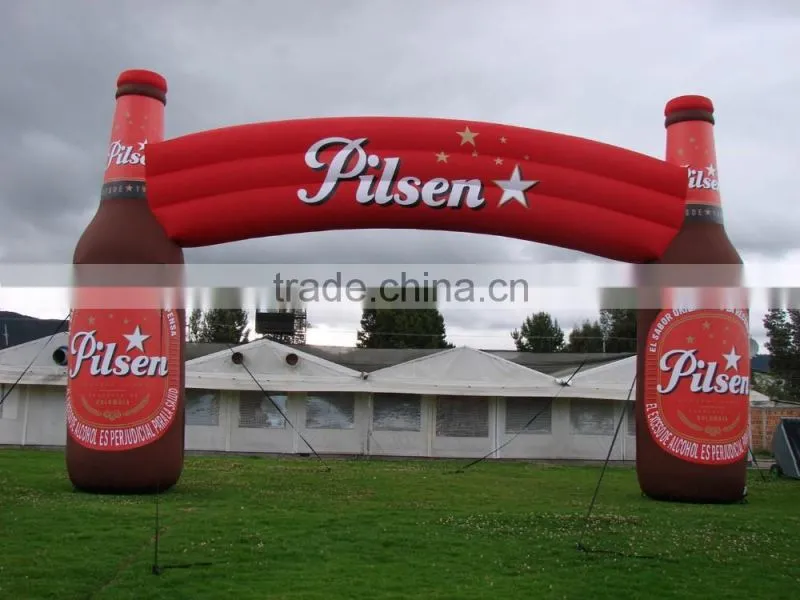 2015 giant Inflatable bottle (inflatable wine/ juice / water/ milk bottle) for advertising and promotion for sell