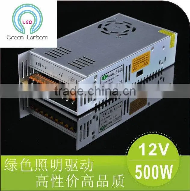 aluminum shell 12v 41.7A 500w switching power supply