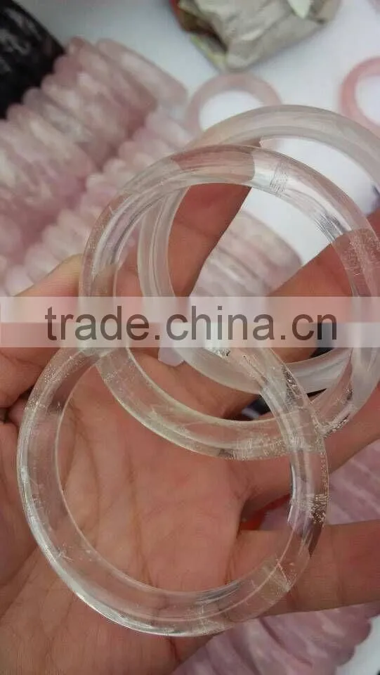 Wholesale Natural Beautiful Portable Clear Crystal Carving Bracelet