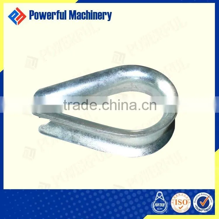 U.S. TYPE G-411 LIGHT DUTY WIRE ROPE THIMBLE