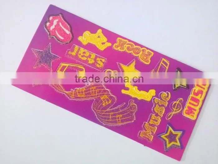 Custom die-cut removable pvc free material wall stickers