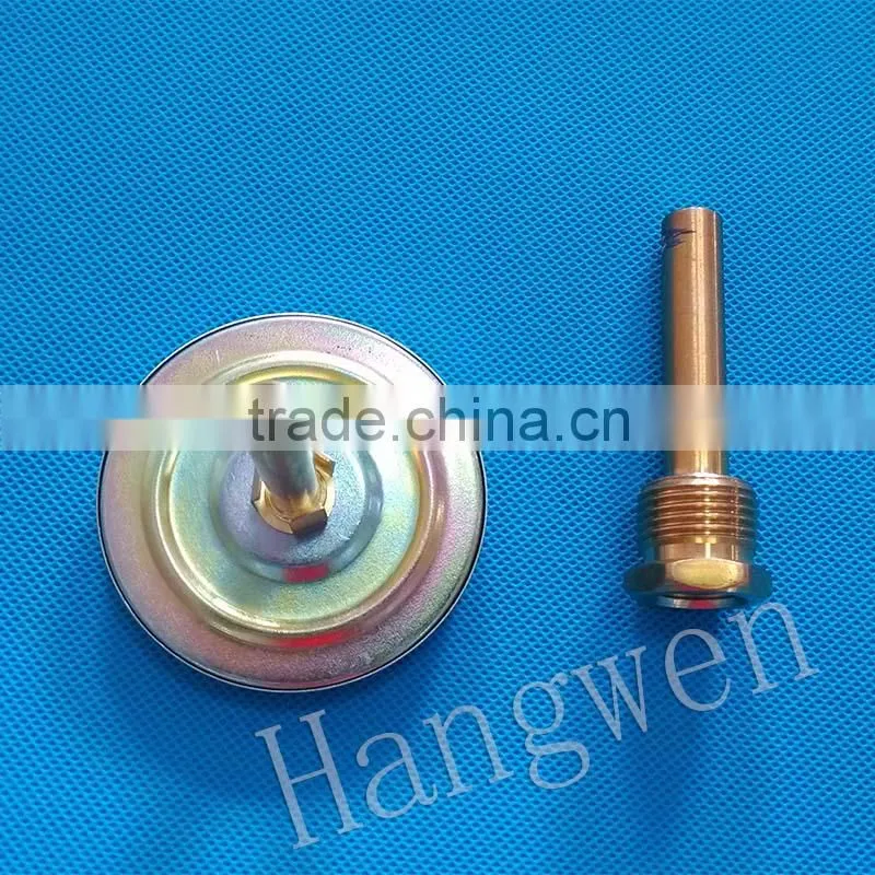 Industrial bolier bimetal thermometer with thermowell
