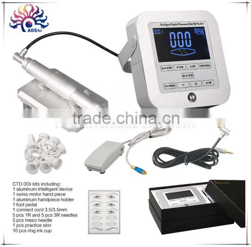 Micropigmentation device for permanent makeup,digital permanent makeup power supply
