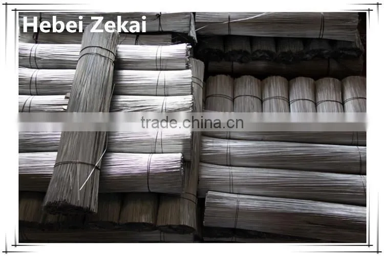 Straight cut electro galvanized wire factory price