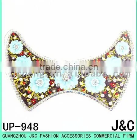 2017 newest Flowers hot fix sandals shoes uppers