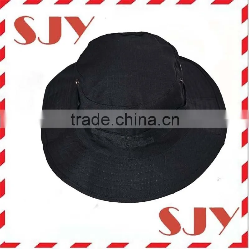 Wholesale funny kids plain bucket hats with string