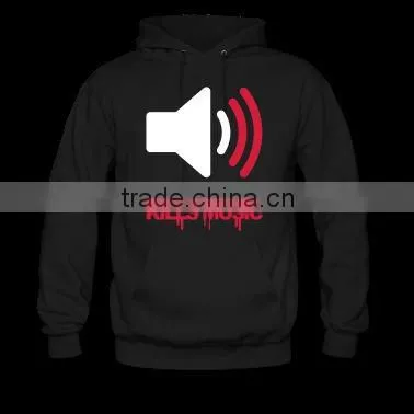 Fleece customized music Hoodies