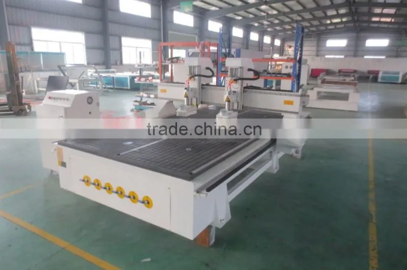 china product 10 years experience double heads wood router lathe with best price