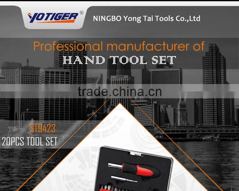 20pcs Promotional Plastic Box Packed Mini Hand Tools