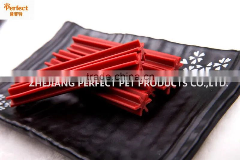 pet food (dog treat hexagonal chewing stick