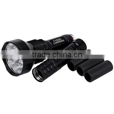 5-mode rechargeable 9 led flashlight