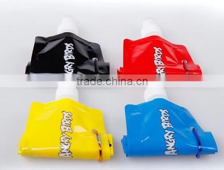 Foldable Plastic Sports Water Bottle