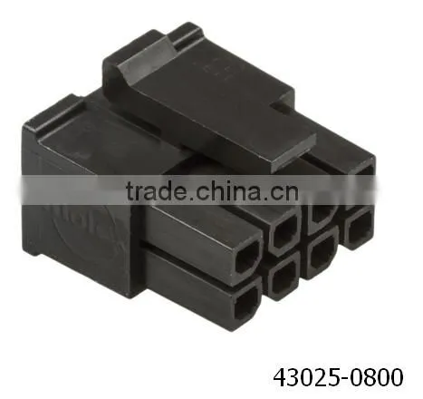 molex 3.0mm pitch 8 pin 43025 series 43025-0800 dual row wire to board wire to wire connector
