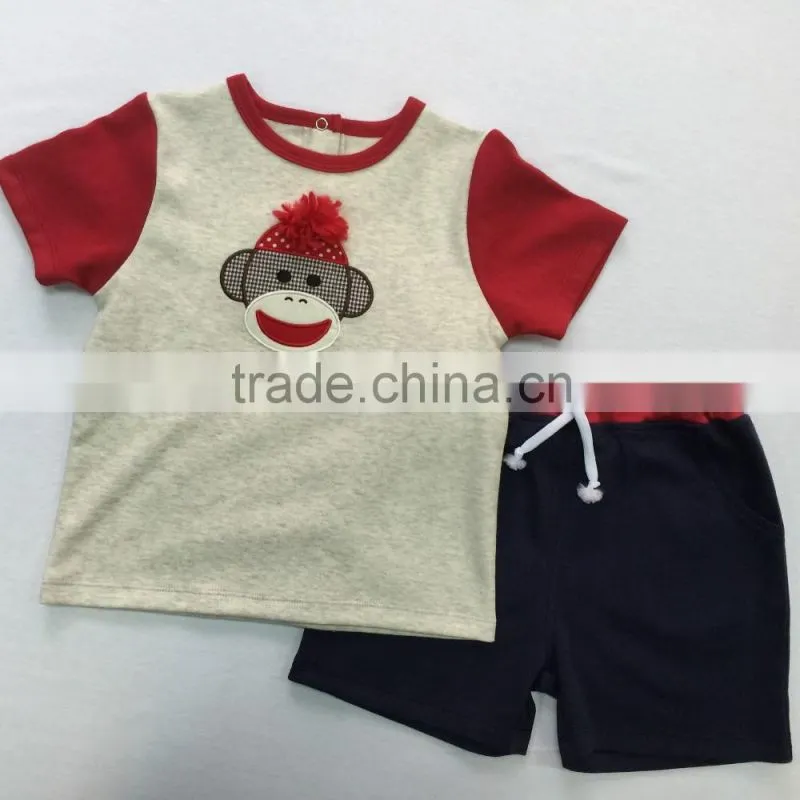Summer outfit Baby clothes, plain sports vest