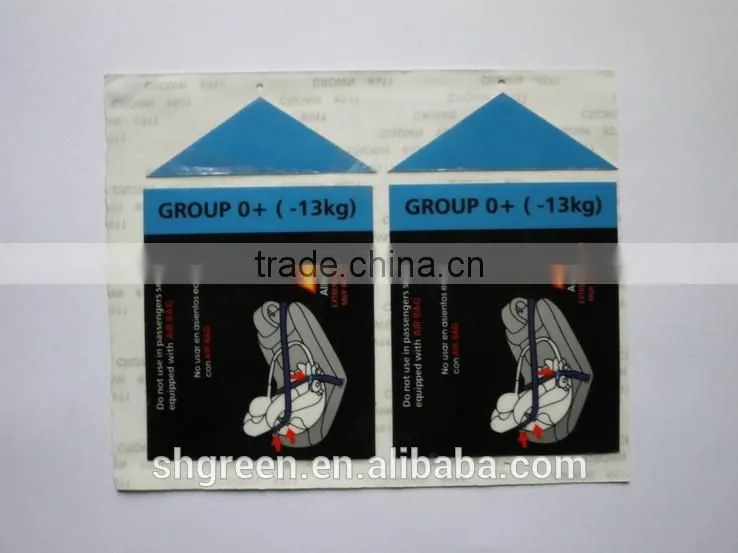 250gsm waterproof adhesive paper sticker for glass
