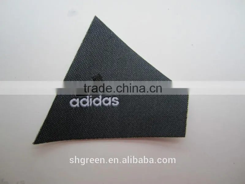 custom flag design woven patch with sewing lines