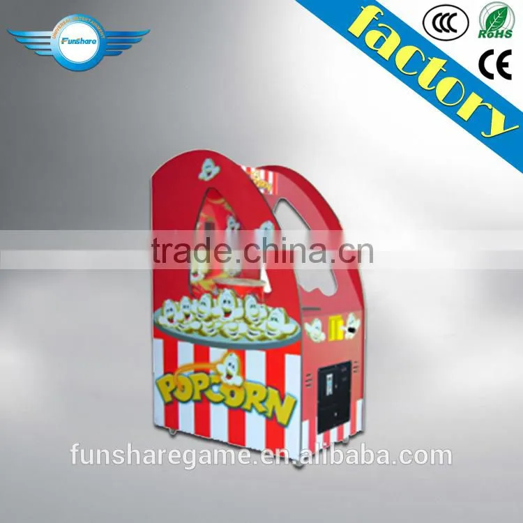 2015 Coin Operated Popcorn Machine For Game Center