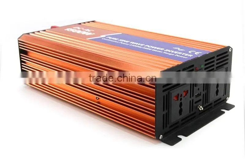 New product power pure sine wave inverter 1500w dc 12v to ac 110v