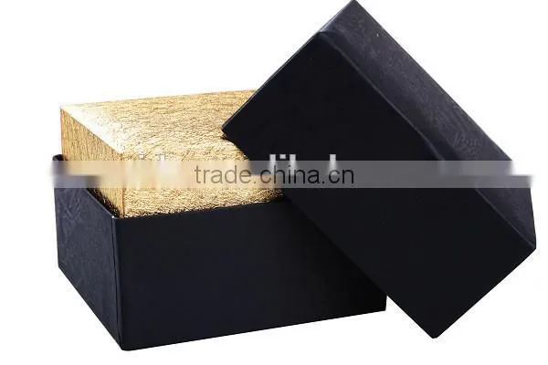 upscale Gold wooden watch boxes with customization