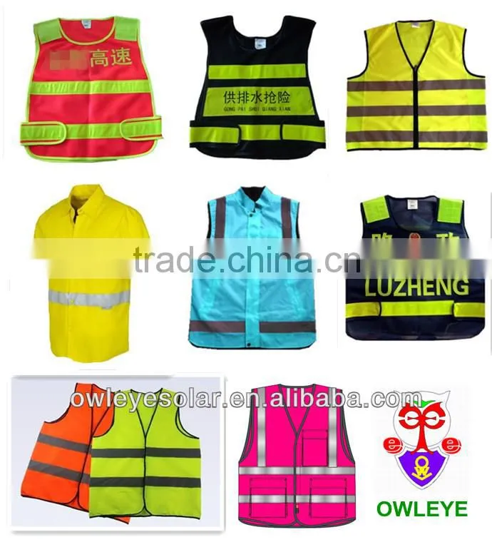 fluorescent sports shirt/reflective T-shirt/reflective tape t-shirt/safety clothing/luminous safety clothing