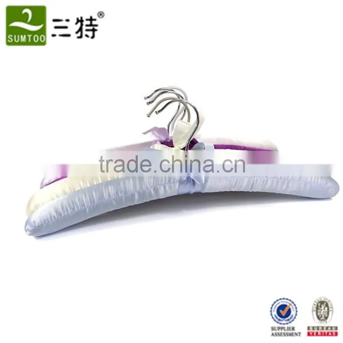 display satin padded hotel hanger