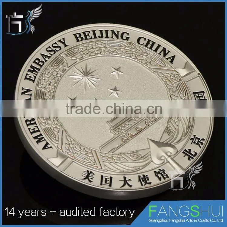 Wholesale fashionable factory price silver eagle coin 999 hot sale