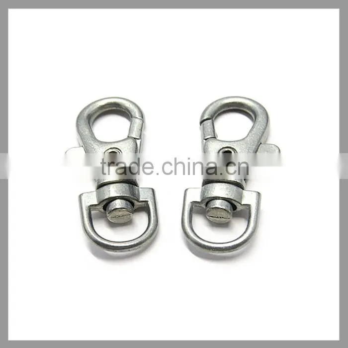 Nickle Plated Lobster Claw Swivel Clasps For Key Ring