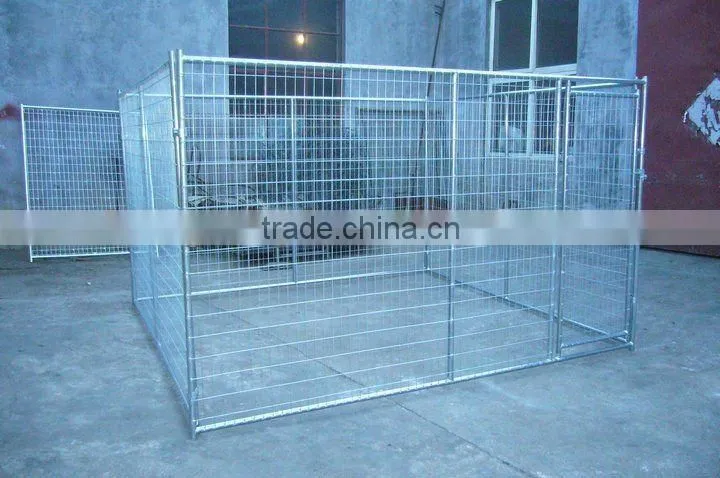 galvanized big outdoor dog cage