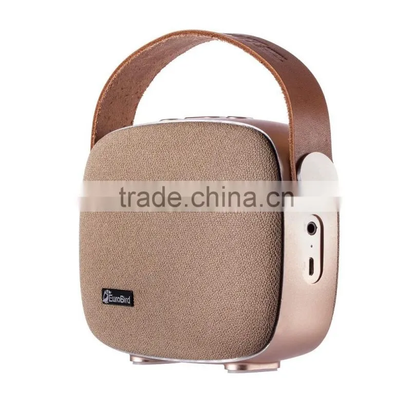 2016 Portable Stylish Waterproof Wireless High-end Fabric Mini Bluetooth Speaker with CE/FCC/ROHS Certificate