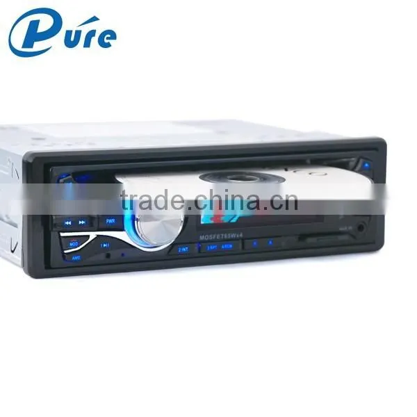 Single Din DVD Player Bluetooth DVD/VCD/CD/MP3/MP4/AVI Player with Color Screen
