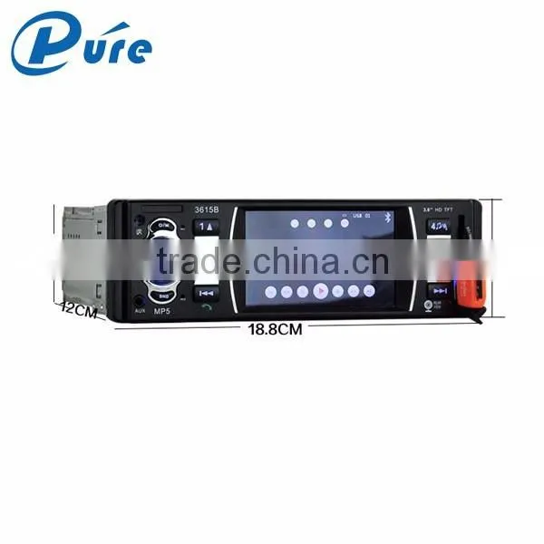 Universal 1 din 12V car mp5 player with bluetooth and reversing function