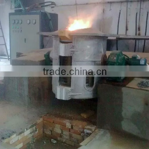 Small electric ingot melting furnace for copper , aluminum, iron , steel