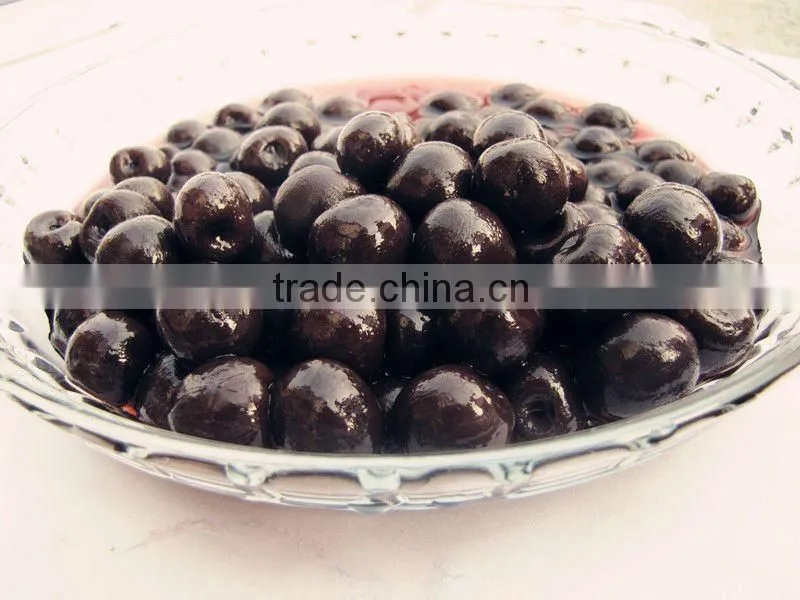 Chinese Sweet High Quality Canned Dark Cherries