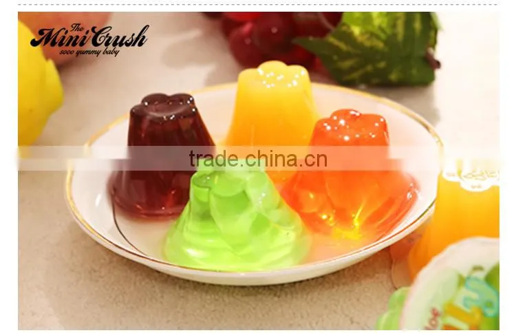 New choice mini gelatina mixed fruit cup jelly