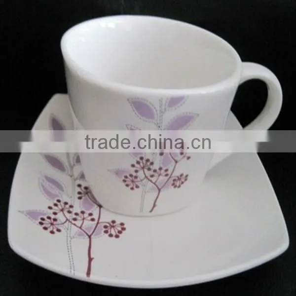 eggshell porcelain cup and saucer