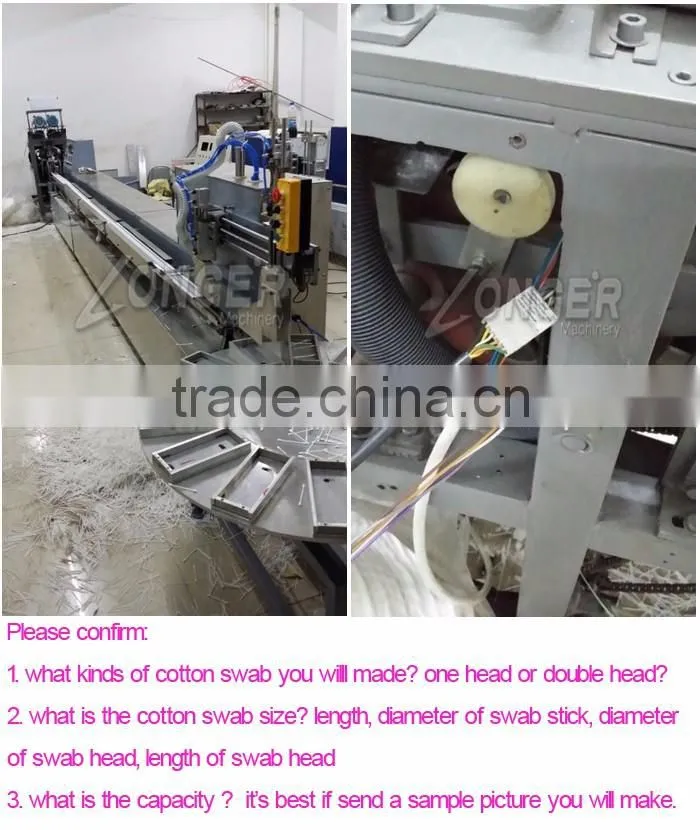 Professional Double Head Cotton Bud/Cotton Swab Making Machine