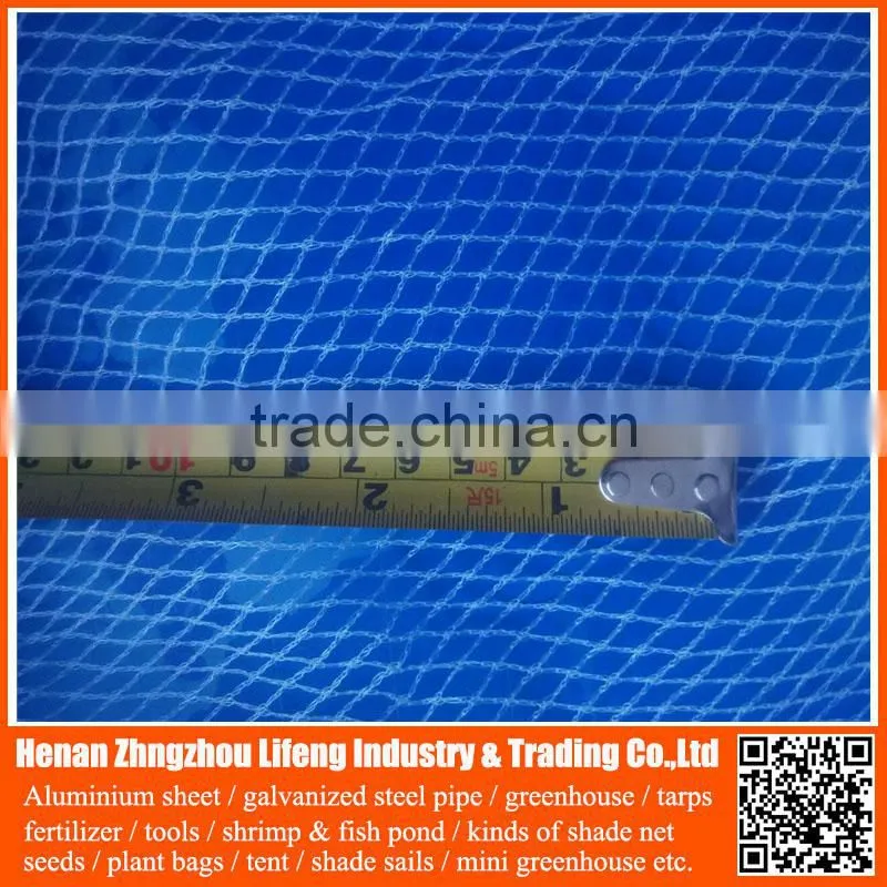 New arrival orchard grape HDPE anti bird netting , pe plastic knotted mesh bird netting