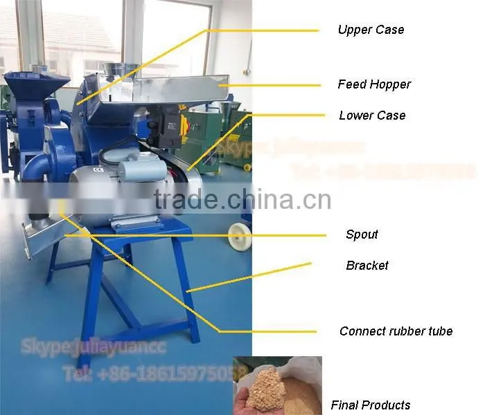CE approved wood hammer mill wood crusher for sale CF158