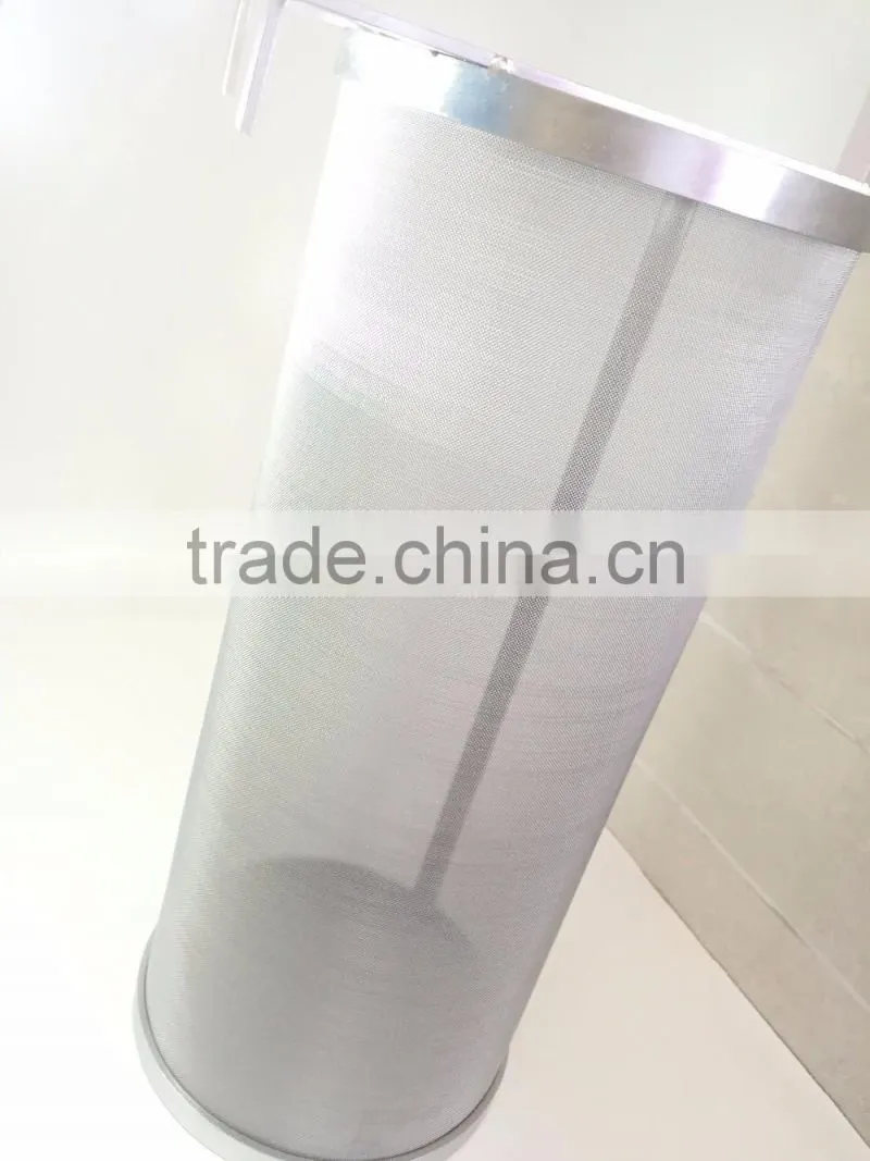 top quality 200 mesh 300 micron stainless steel strainer pot /Homebrew hop filter