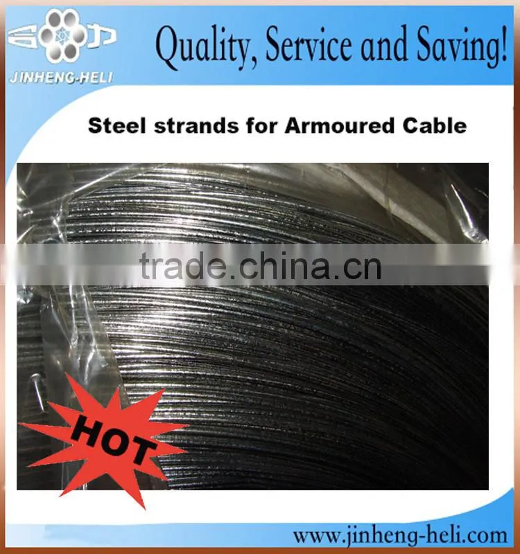 3/16 7/1.57mm astm a-475 galvanized steel guy wire