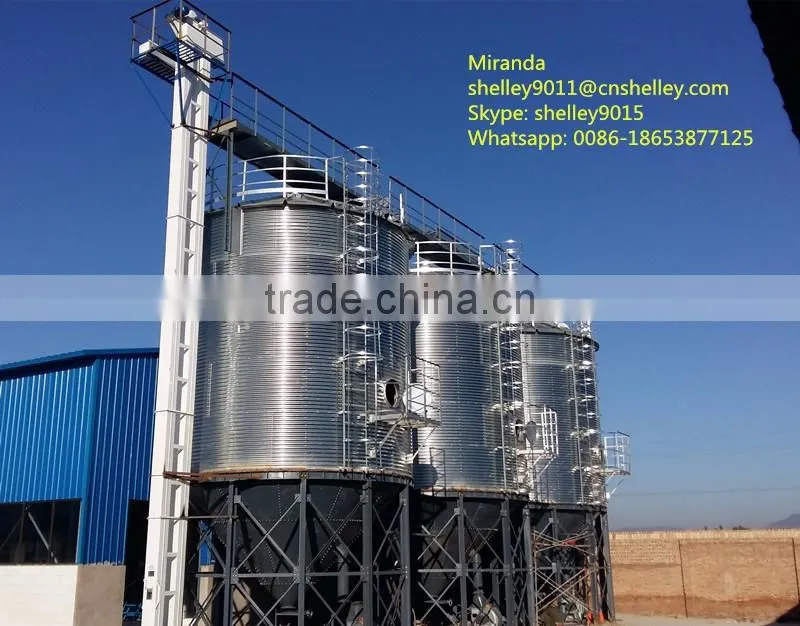 300ton pellets silo for PVC storage