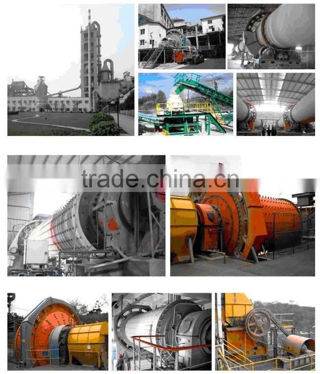Rotary kiln for drying chalk limestone
