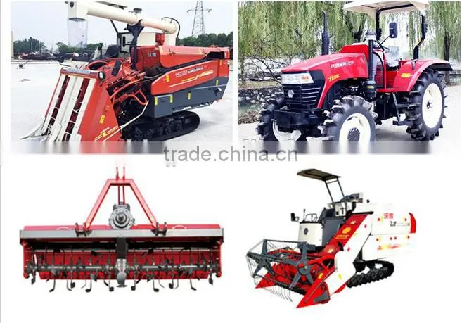 4LZ-4.0E 88HP Rotary Auger small mini rice combine harvester