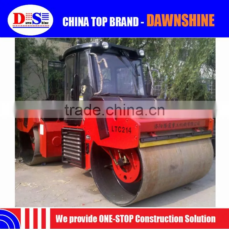 Low Price Double Drum Vibratory Compactor Machine LTC214 Road Roller LUTONG