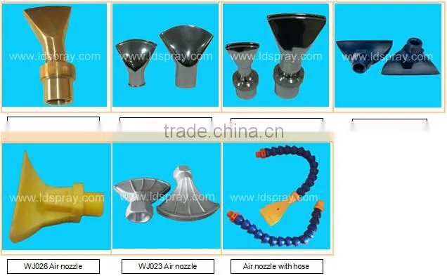 Windjet spray air purge nozzle