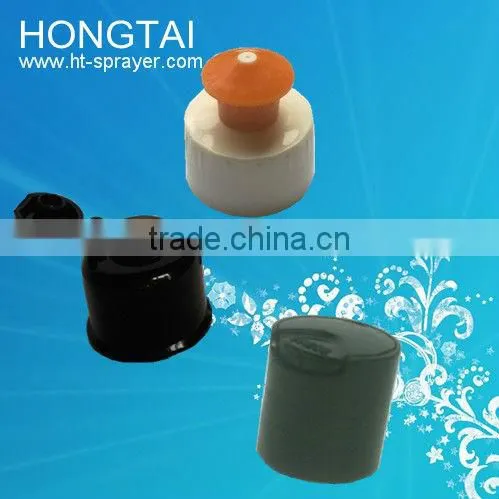 28/410 plastic flip screw top cap for shampoo bottle,, mushroom plastic flip top cap