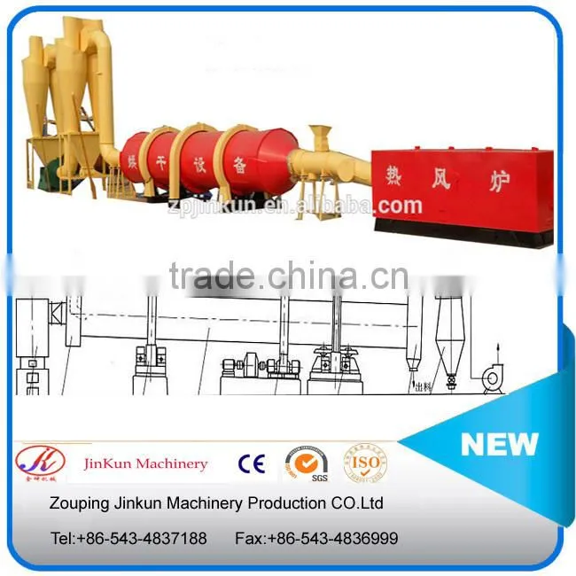 Good quality rotary dryer wood chips drying for sale