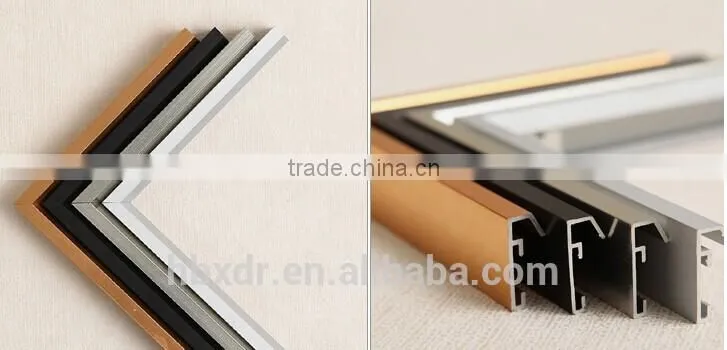 aluminum profile manufacture good price brushed aluminum photo frame price