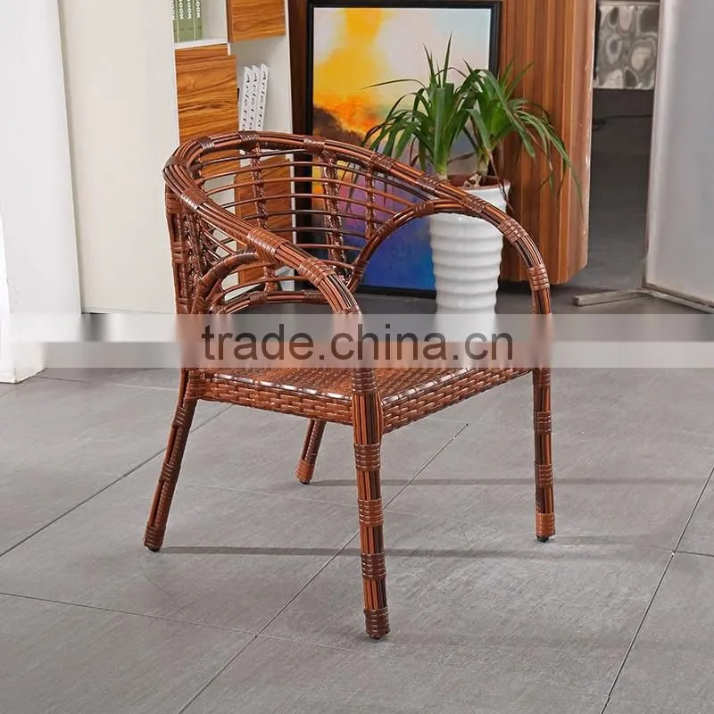 3 Pieces Wicker Outdoor Furniture Set Patio Furniture Table Chair Set
